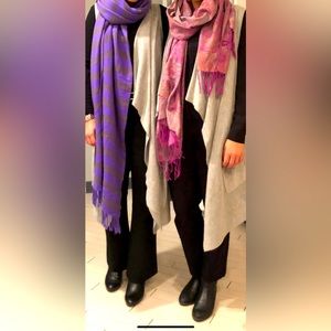 Banana Republic Grey Wool Draped Cardigan